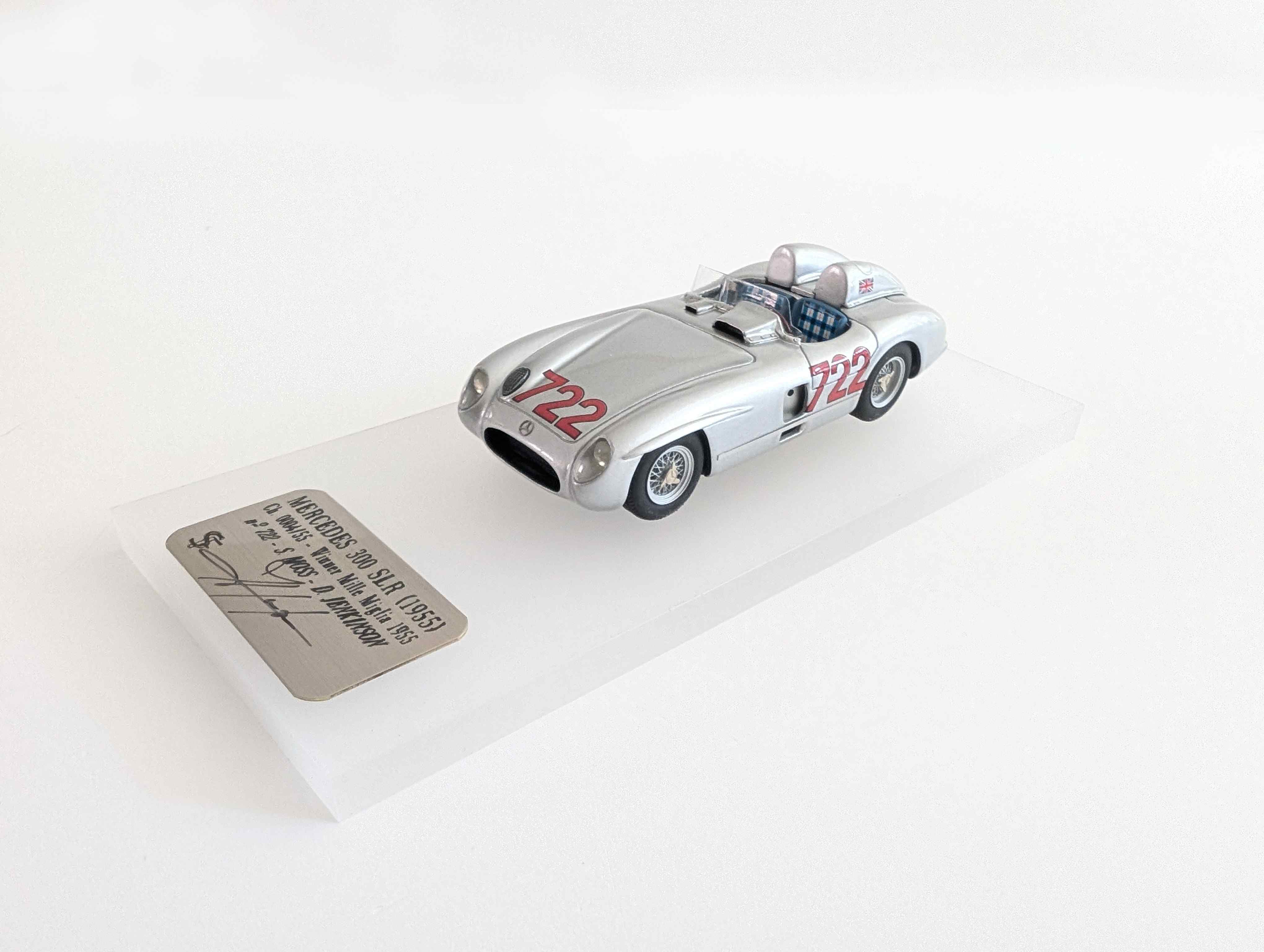 F. Suber : Mercedes 300 slr Winner Mille Miglia 1955